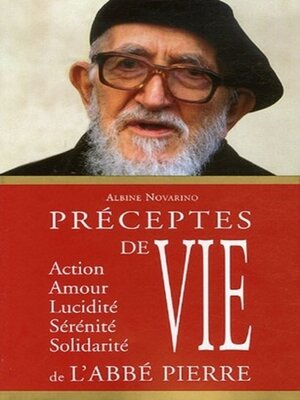 cover image of Préceptes de vie de l'Abbé Pierre